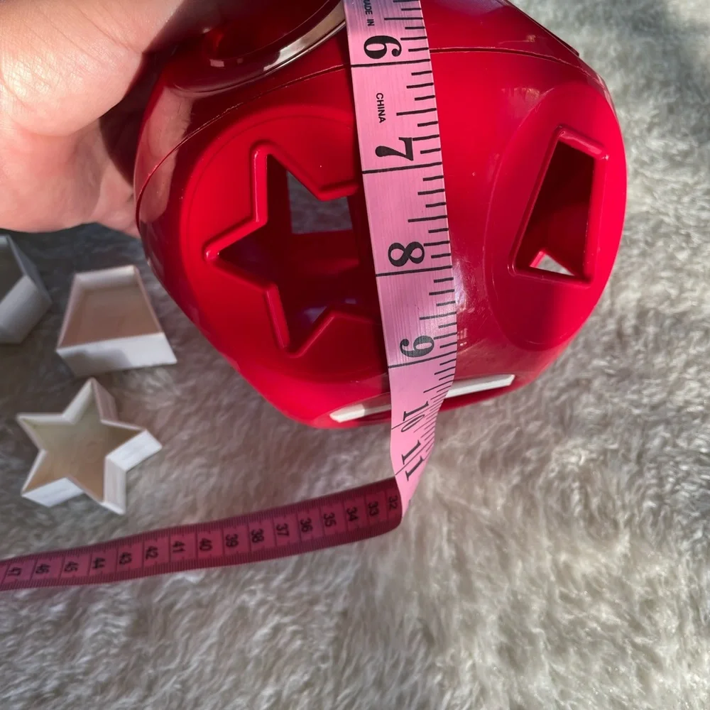 Tupperware Special Edition Red & White Shape O Ball by TUPPERWARE